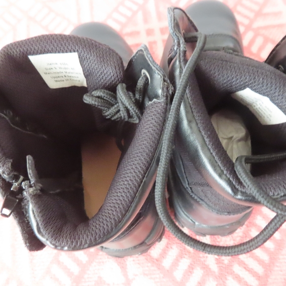 men's 9 4E  XW wide MT. EMEY 6506 Composite Toe Work UTILITY black 8" BOOTS - Picture 7 of 11